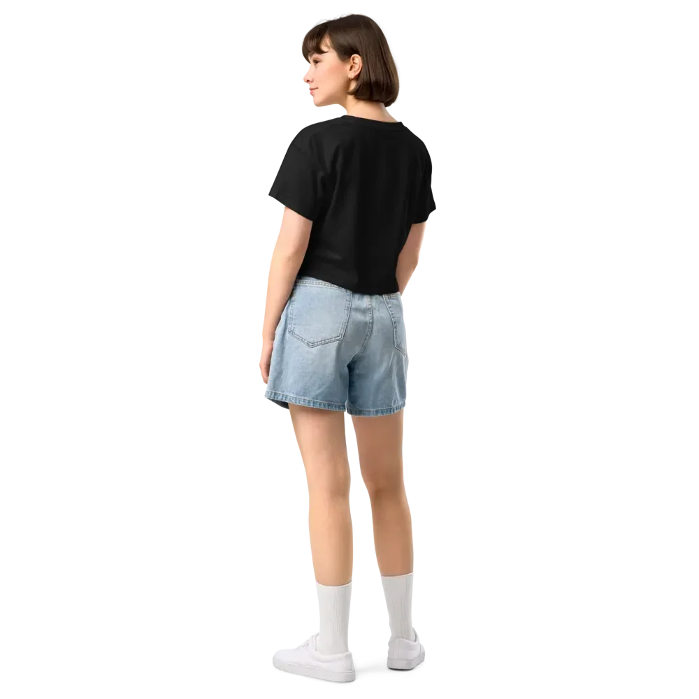 Premium Crop Top with White Logotype product image (11)