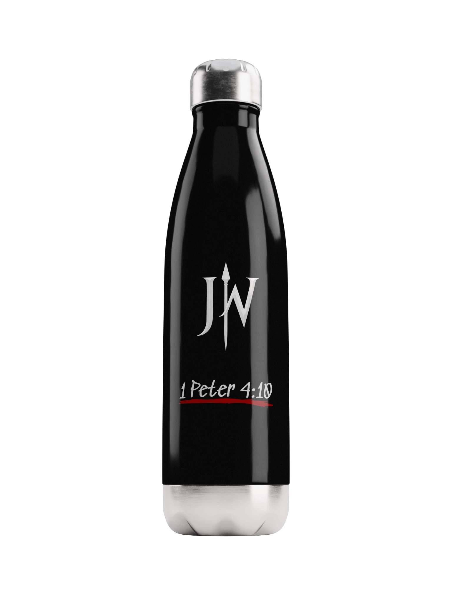 JWM Logo Stainless Steel Water Bottle - Dark Side Edition product image (1)