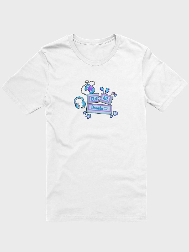 CTRL ALT Donate 2025 - Team Tee (Blue Logo) product image (2)
