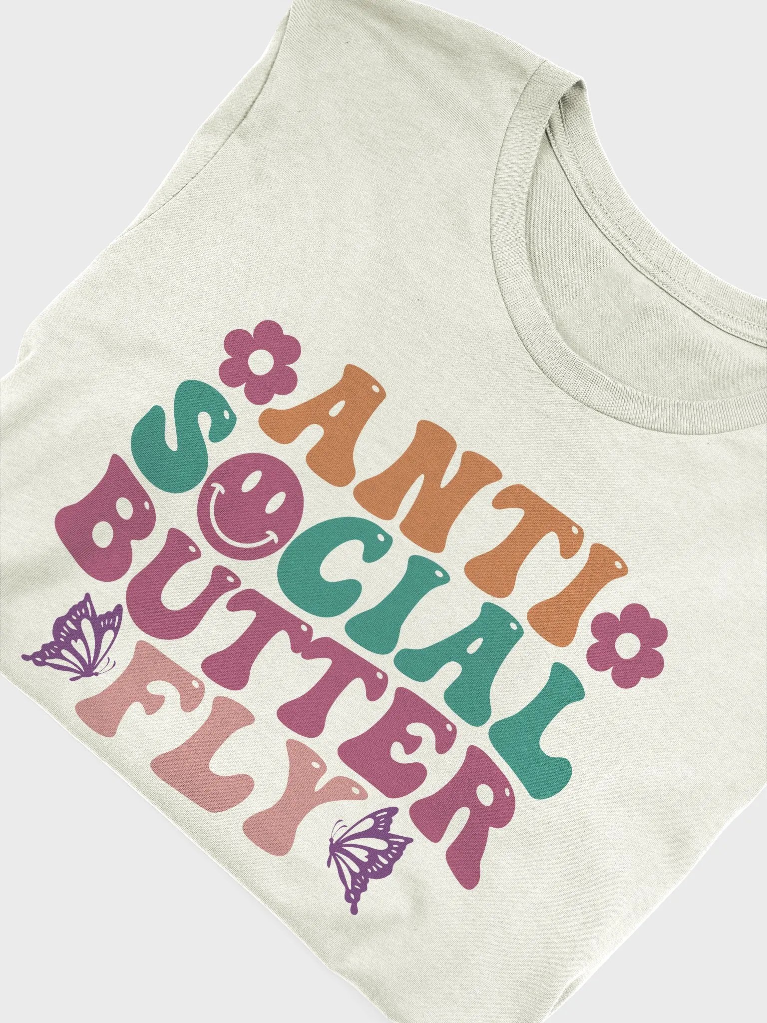 Sarcastic quote shirt for women, antisocial butterfly funny woman saying T-shirt product image (5)