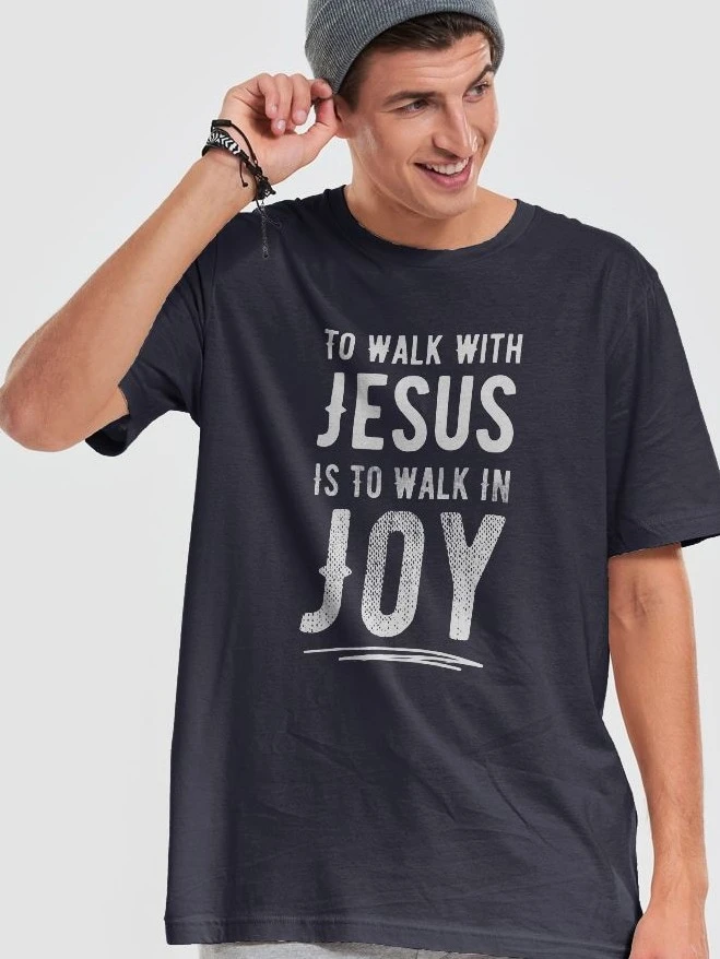 To Walk With Jesus Is To Walk In Joy T-Shirt product image (17)