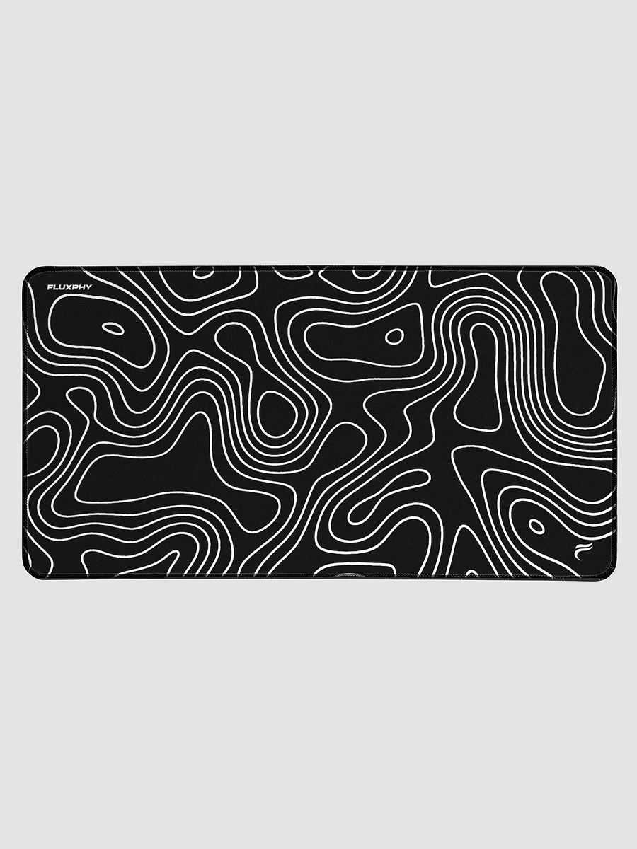 Black Topography Mousepad by Fluxphy product image (1)