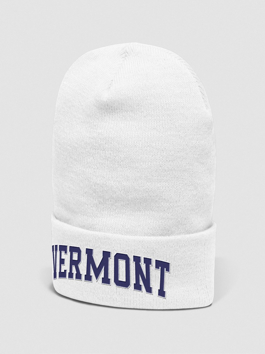 Vermont Vintage Varsity Cuffed Beanie product image (58)