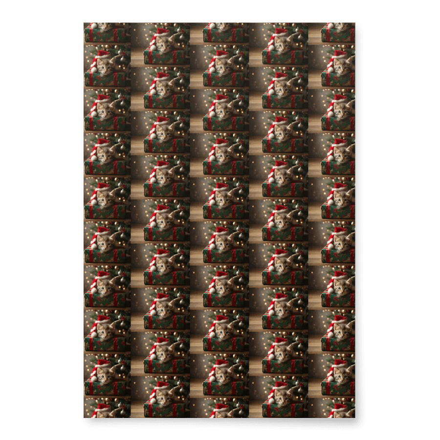 Christmas Puppy and Kitty Paper product image (2)