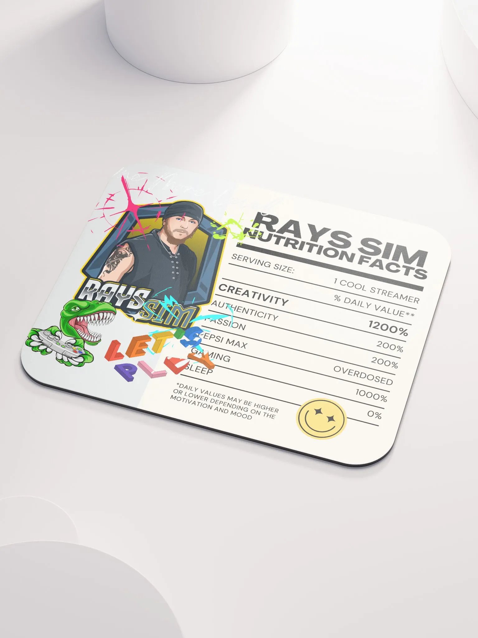 RAY'S SIM NUTRITION FACTS Mouse Pad product image (3)