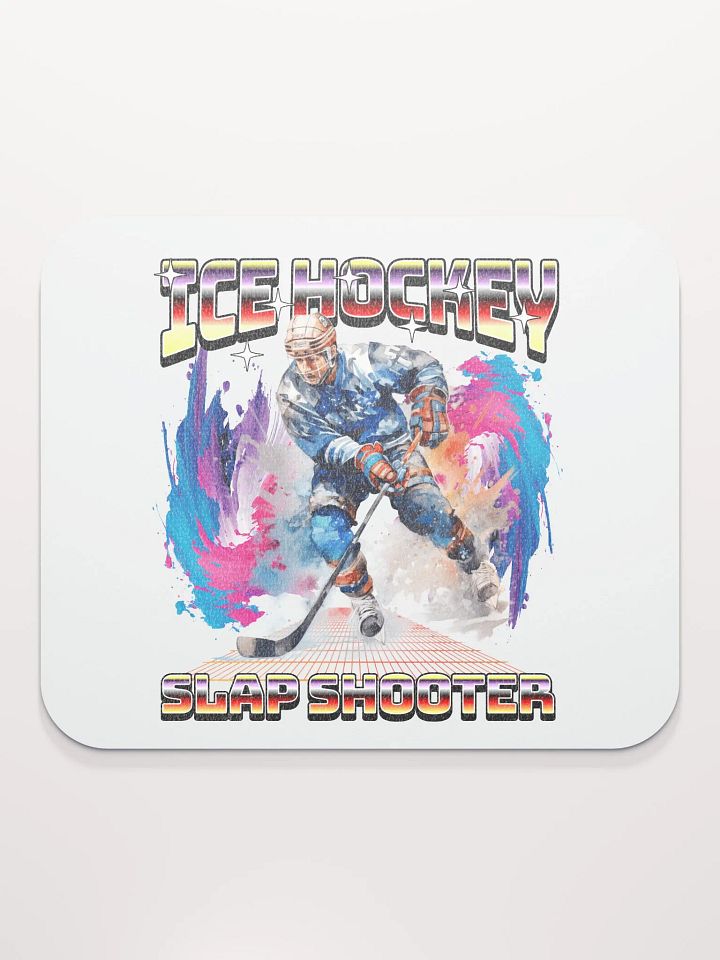 Ice Hockey Slap Shooter Dynamic Mouse Pad product image (2)