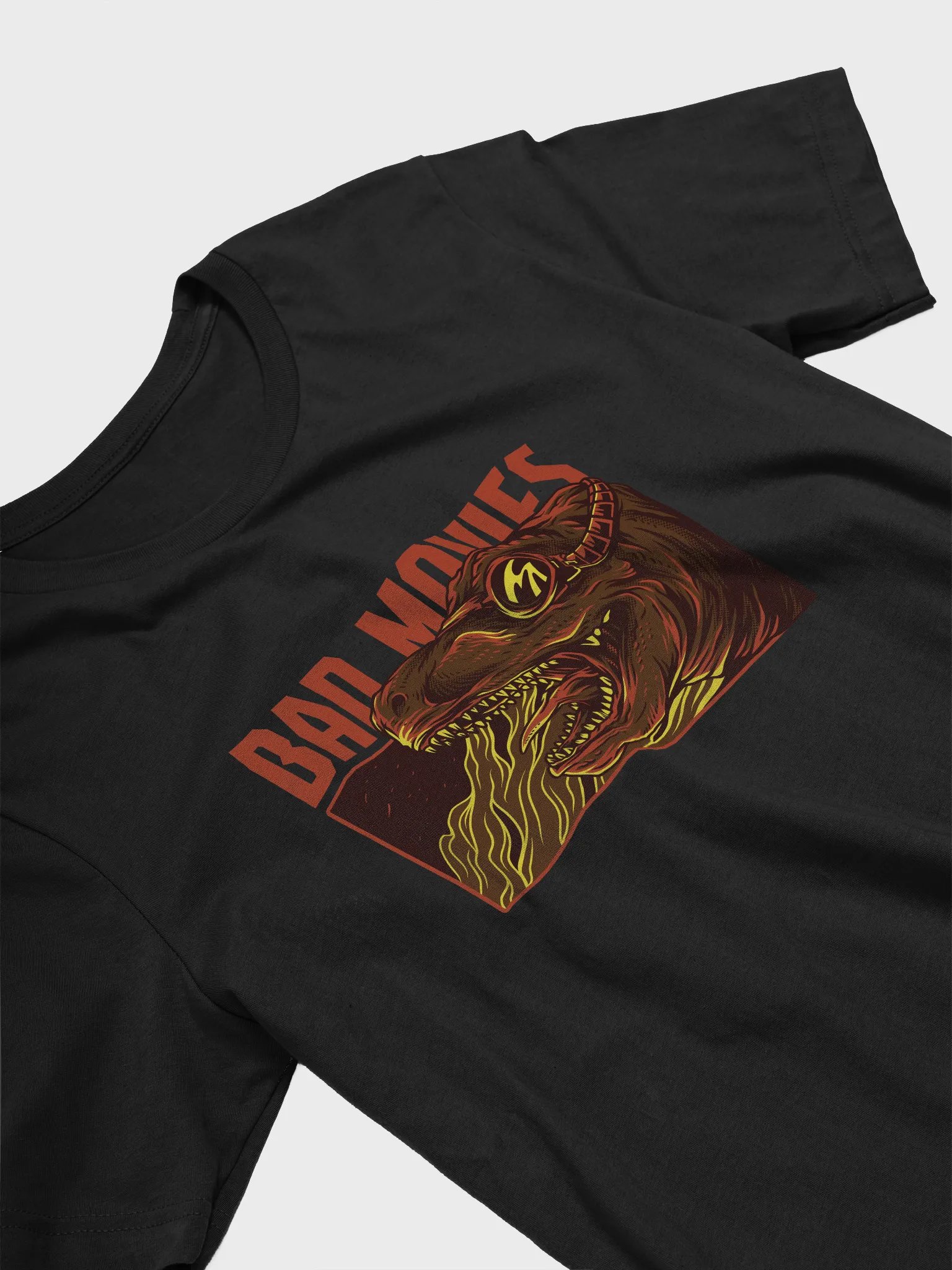 Bad Movies Flaming Dino Tee product image (3)