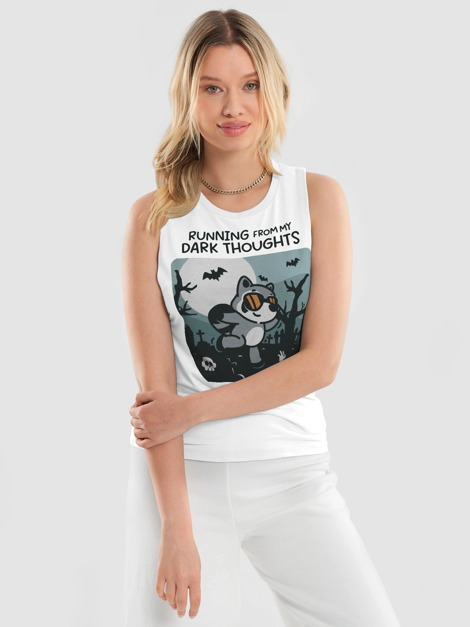 Running From My Dark Thoughts Women's Tank Top product image (3)