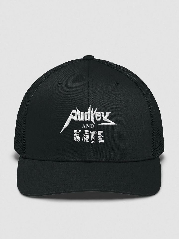 Audrey and Kate Official Square White Logo Trucker Hat product image (1)