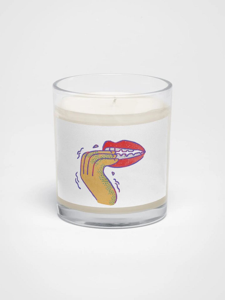 Soy Wax Candle In A Clear Glass product image (1)