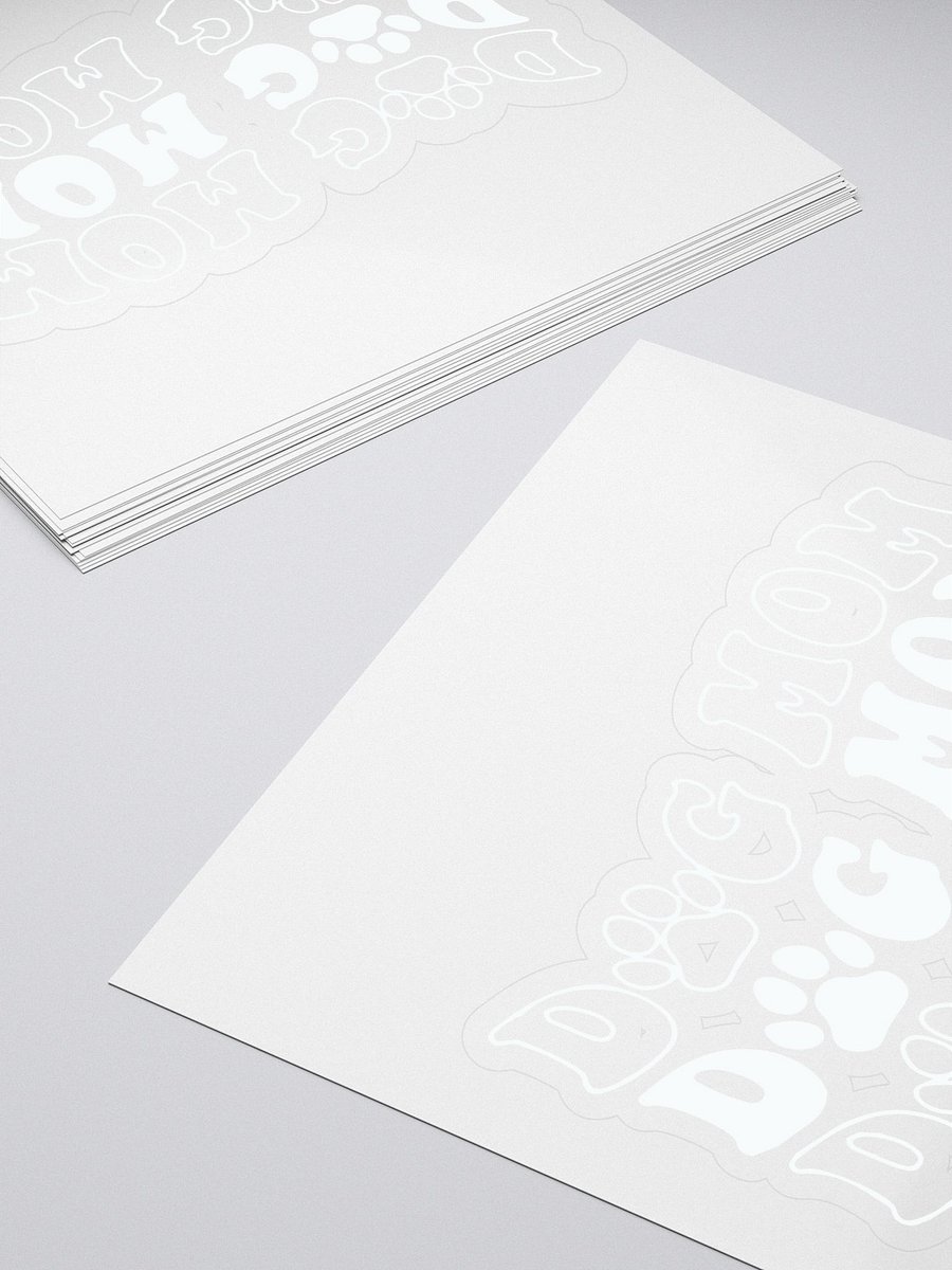 Dog Mom Kiss Cut Stickers product image (4)
