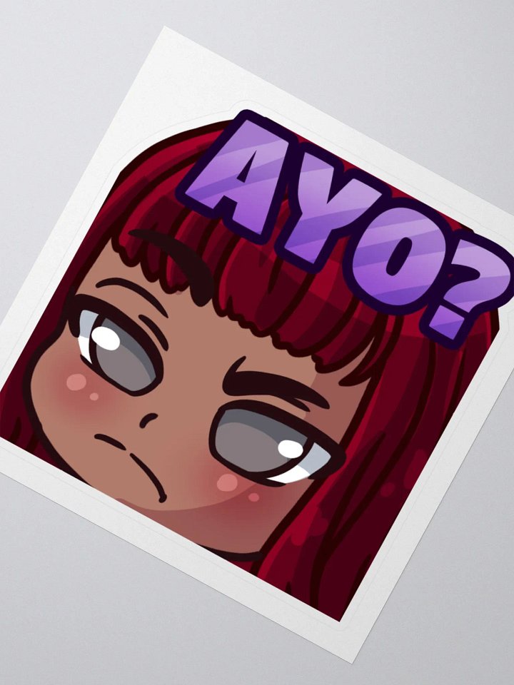 TweedleLiras Ayo Kisscut Sticker product image (2)