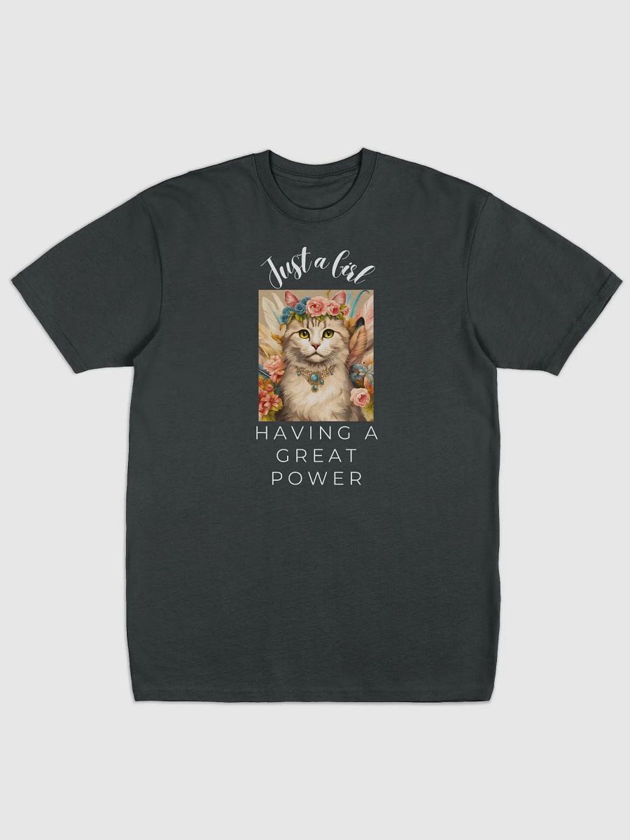 Regal Feline Flower Crown Tee product image (1)