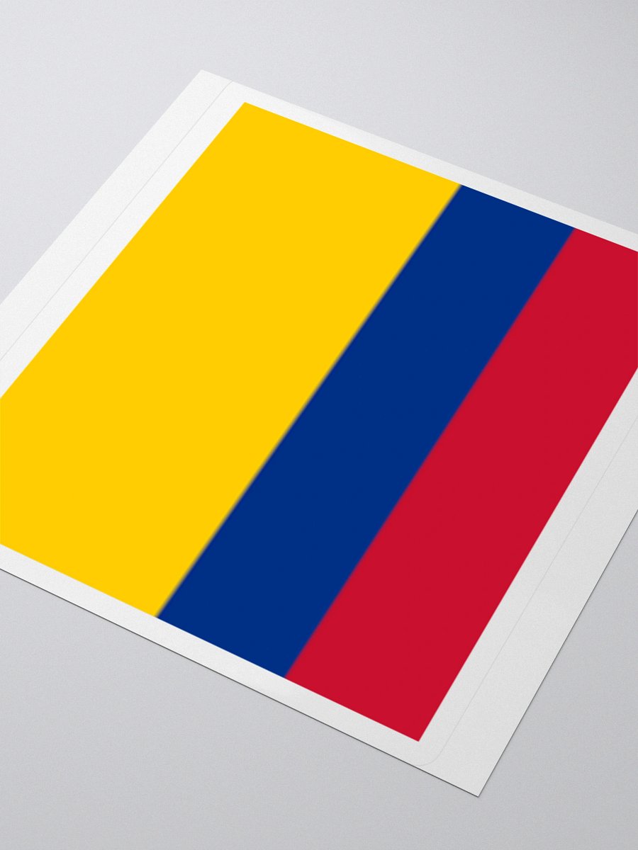 Colombia Flag Sticker | Yellow Blue Red Design | Durable Vinyl | 3 Sizes product image (8)