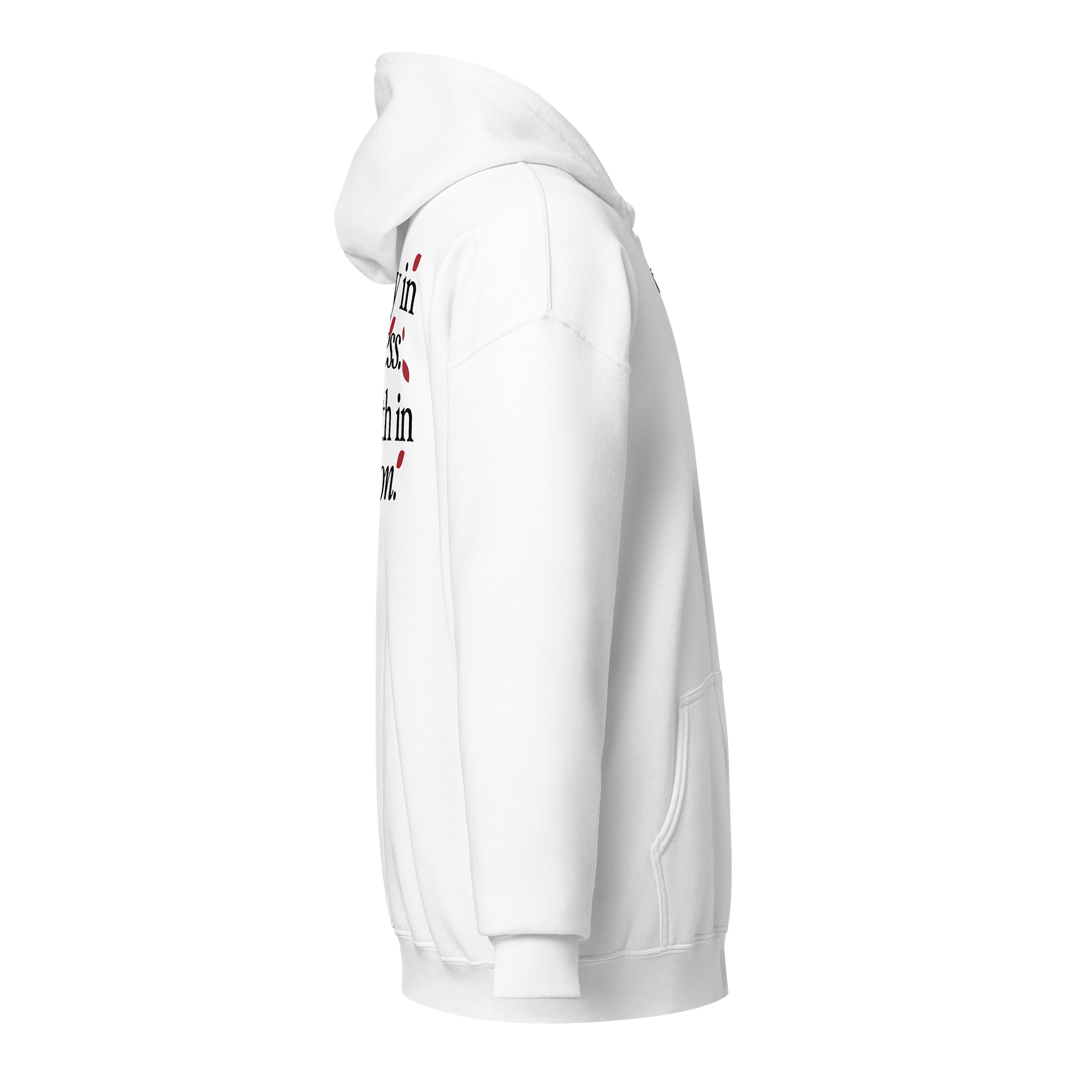 Gildan Unisex Heavy Blend Zip Embroidered Hoodie - White product image (4)