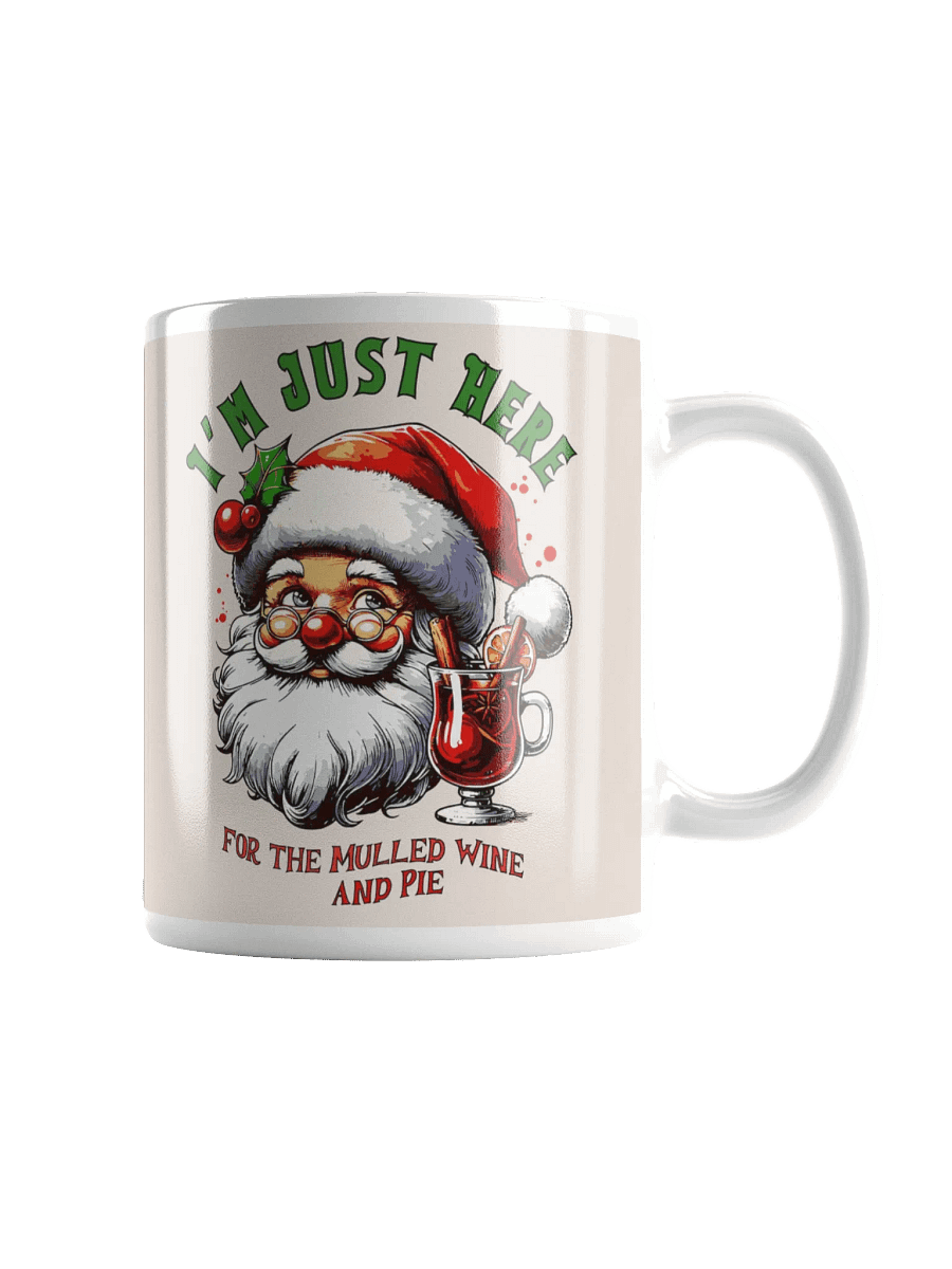 Mulled Wine & Santa Funny Christmas Mug product image (1)