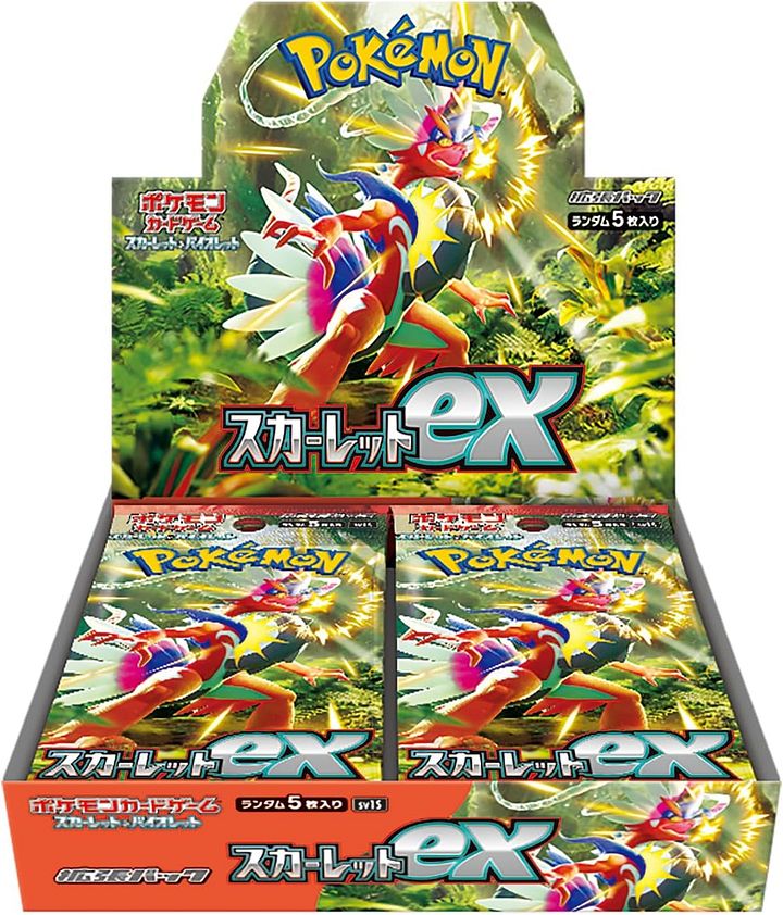 Pokemon Scarlet EX Booster BOX (30 Packs) (Japanese Pokemon TCG) product image (1)