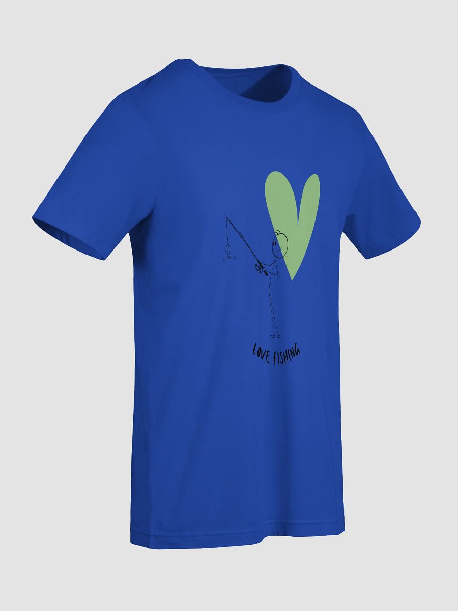 Love Fishing Heart Cartoon Supersoft T-Shirt product image (7)