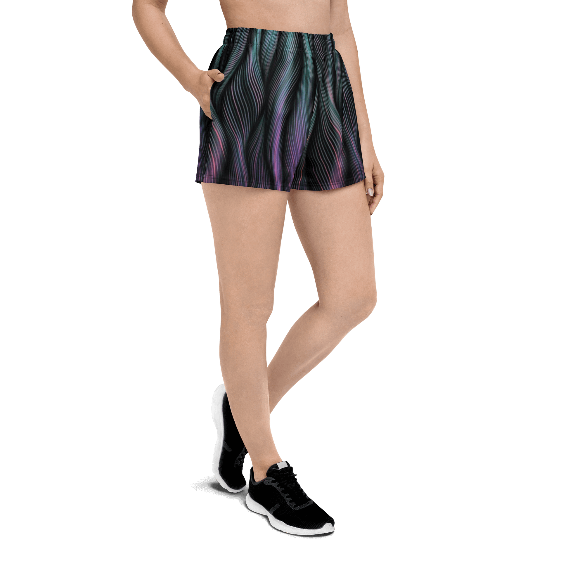 Flowing Spectrum Athletic Shorts product image (3)