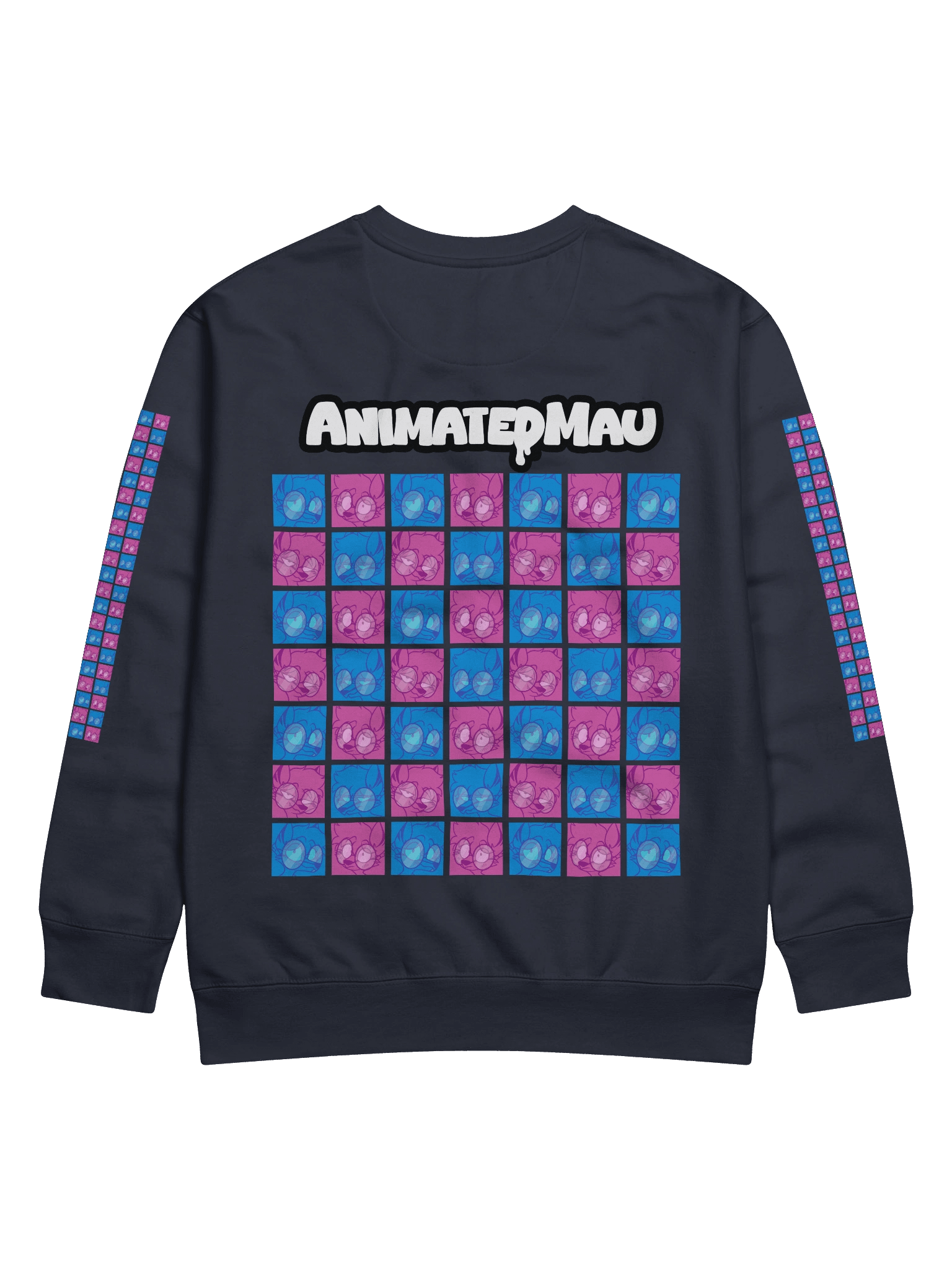 4 Moods Wolf Sweater 🐺💙💜 product image (46)