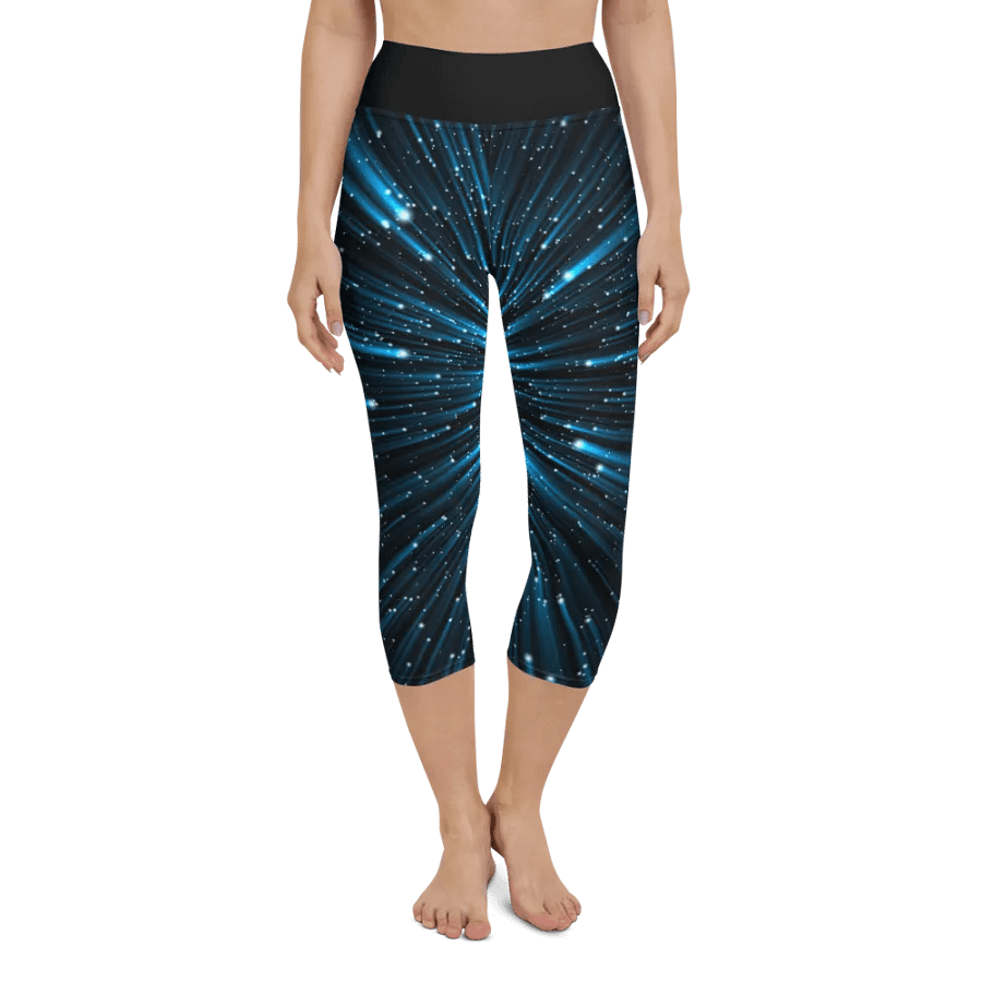 Hyperspace Journey Yoga Capri Leggings product image (5)