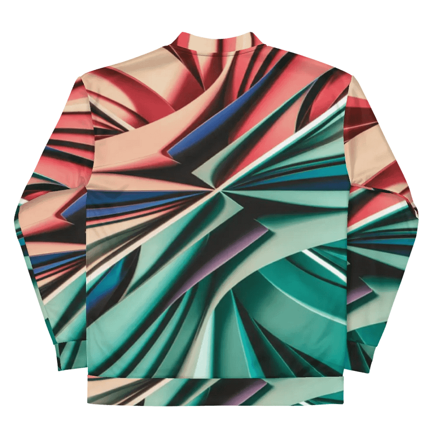 Exclusive Abstract Art Unisex Bomber Jacket - TDS Music Original Design product image (12)