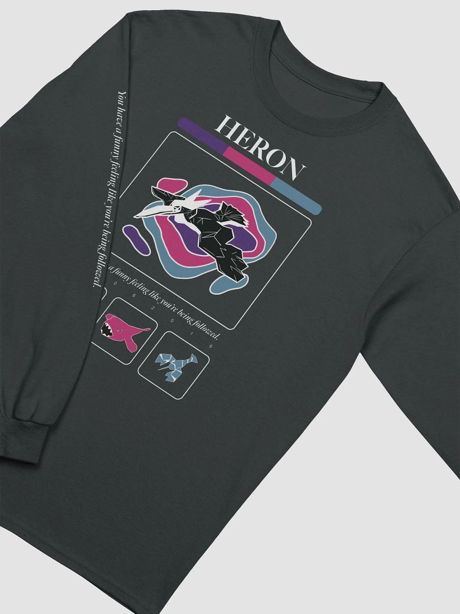 Heron- Long Sleeve (Black) product image (3)