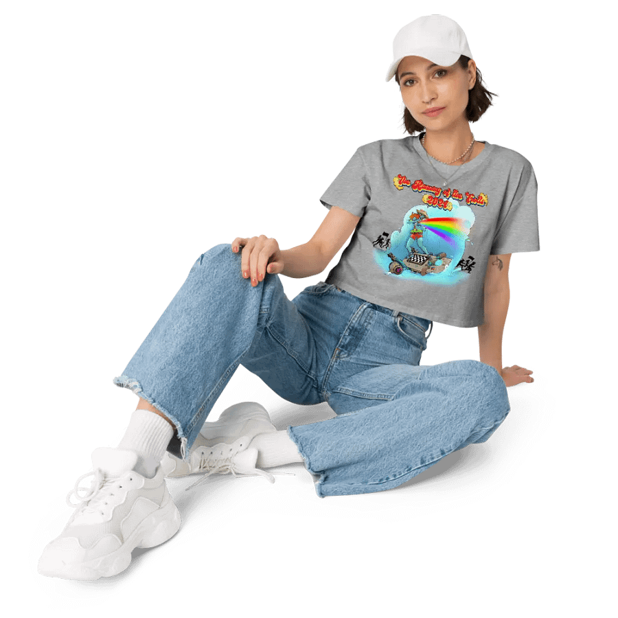 Running of the Trolls Crop Tshirt by Mischi product image (10)