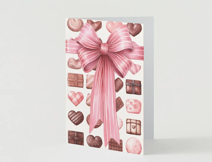 Chocolates Greeting card product image (1)