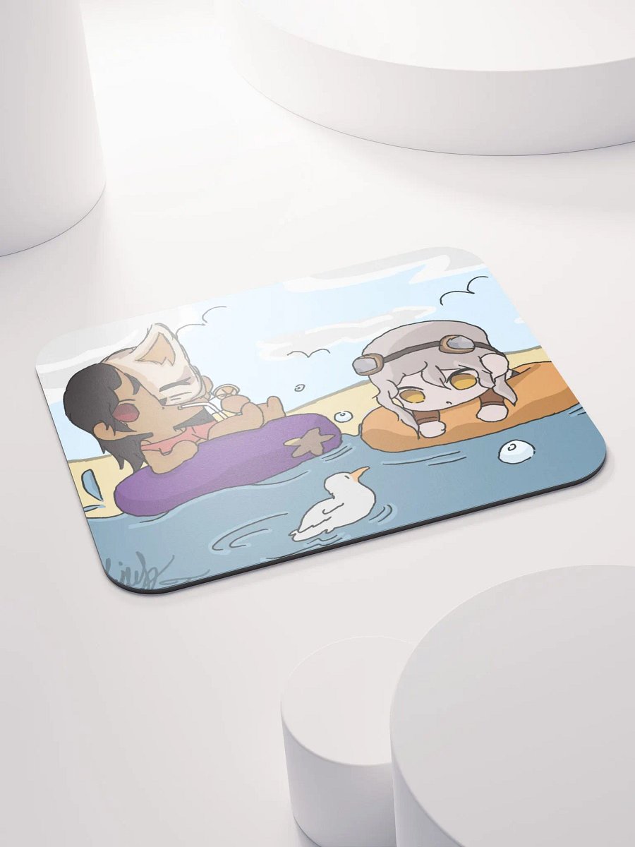 Jess and Sam Beach Day Mouse Pad product image (4)