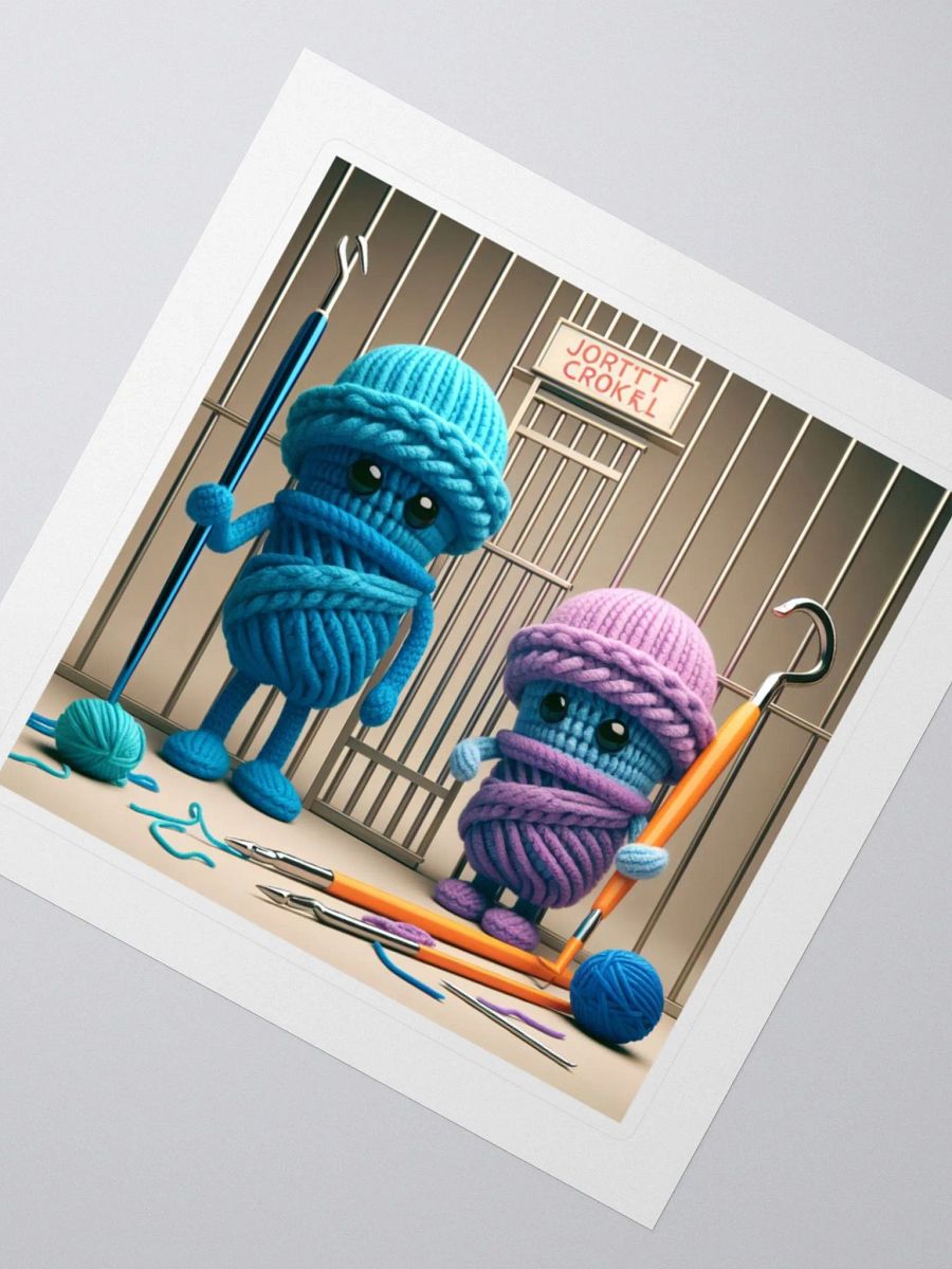 Bad Yarn Bandits 1 Kiss Cut Stickers product image (4)