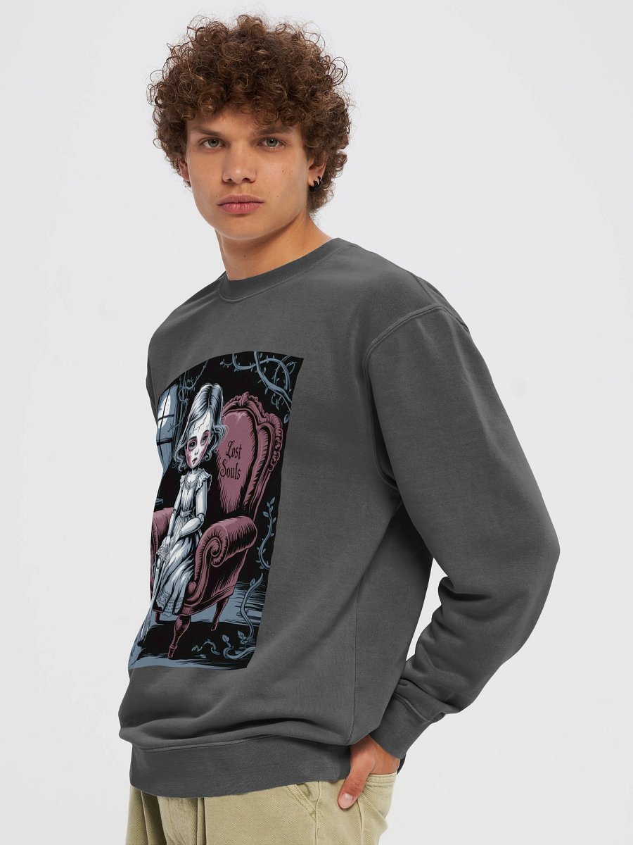 Midnight Veil Designs 'Lost Souls' Unisex Pigment Dyed Sweatshirt product image (5)