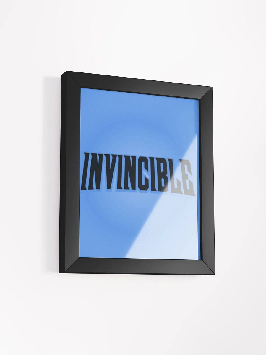 Invincible Logo Blue Poster product image (10)