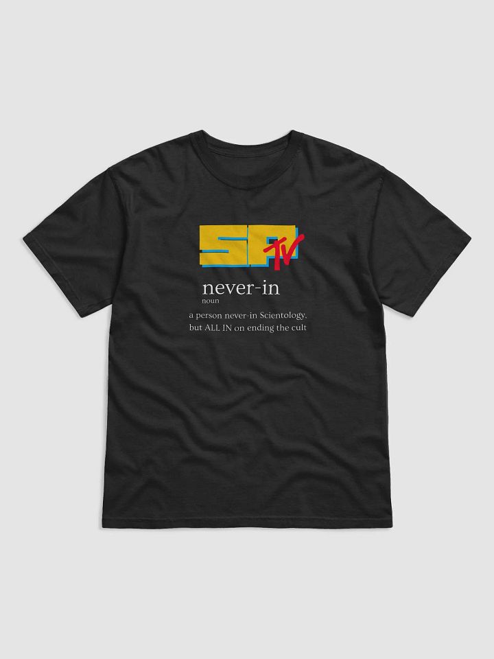 SPTV never-in T-shirt Men's Black product image (1)
