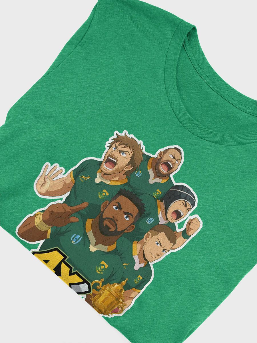 Springboks Anime-Style 4x Champions Rugby T-Shirt product image (10)