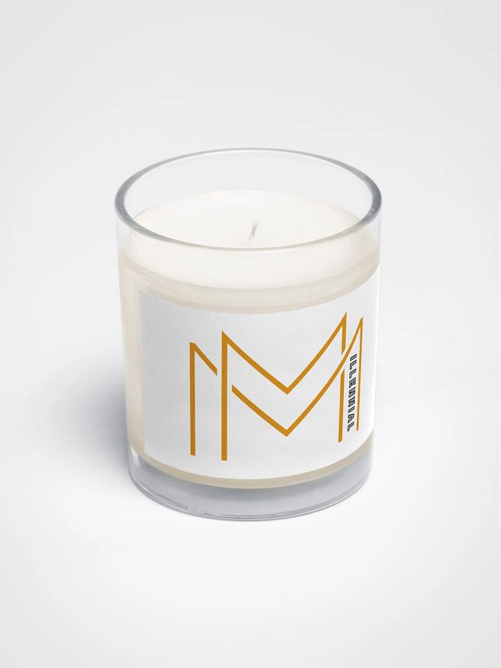 Millennial Soy Wax Candle- mustard logo product image (2)