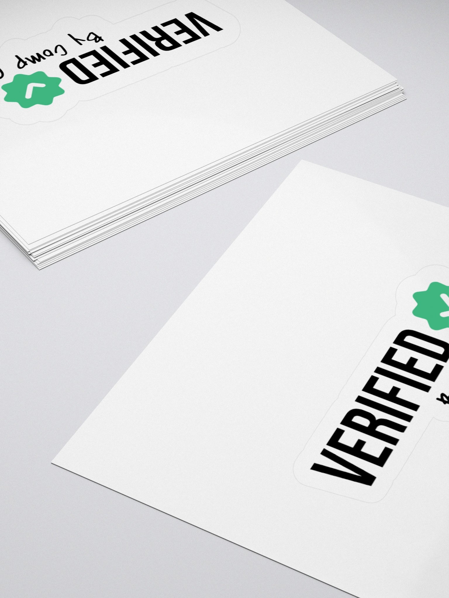 Verified Logo Kiss Cut Stickers product image (7)