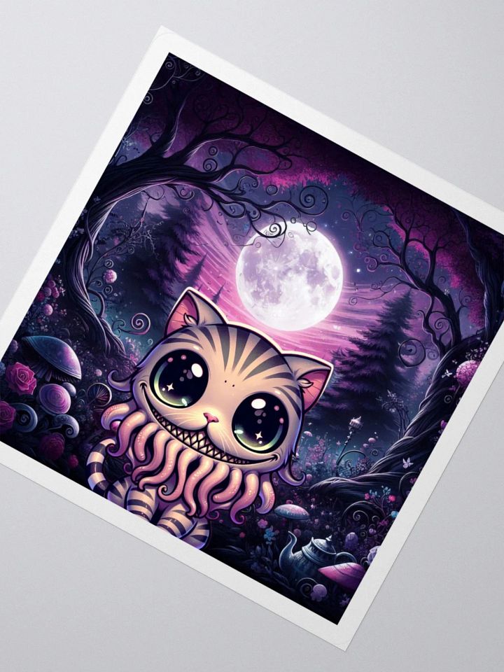 We're All Mad Here - Cheshire Cthulhucat Sticker product image (6)