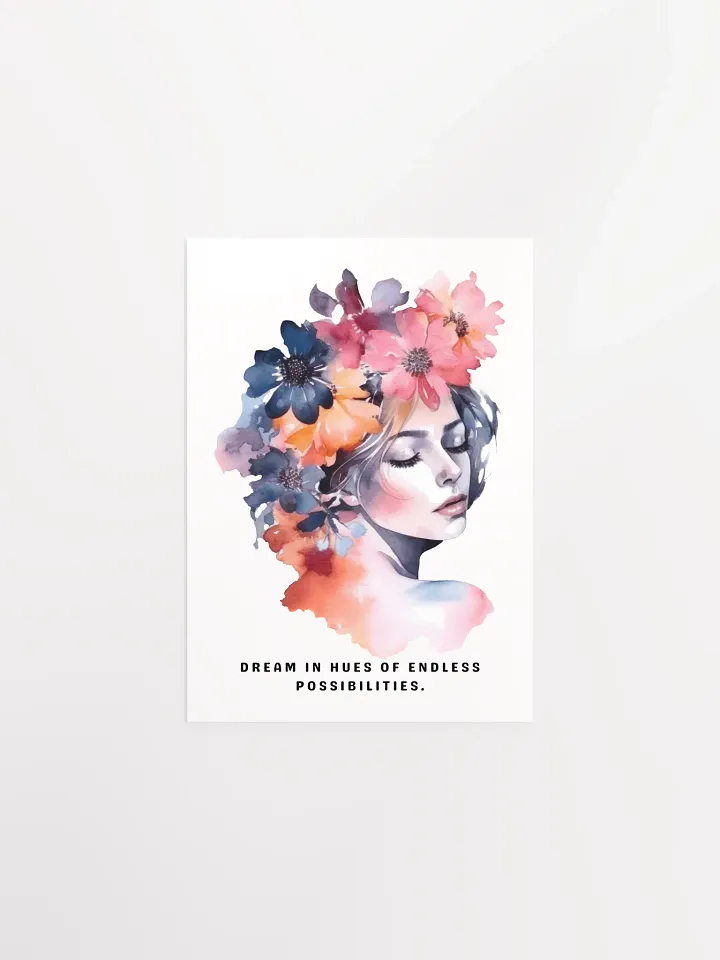 Dreamy Floral Serenity Poster product image (1)