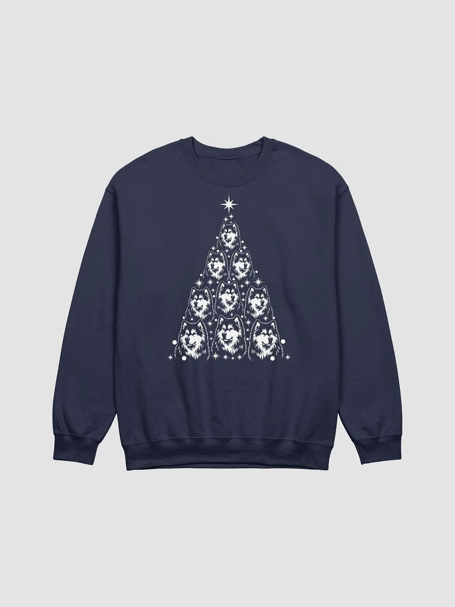 Alaskan Malamute(2) Christmas Tree Sweatshirt Design for Alaskan Malamute Paw-rents product image (18)