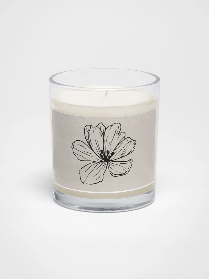 Lovely Flower Candle product image (1)