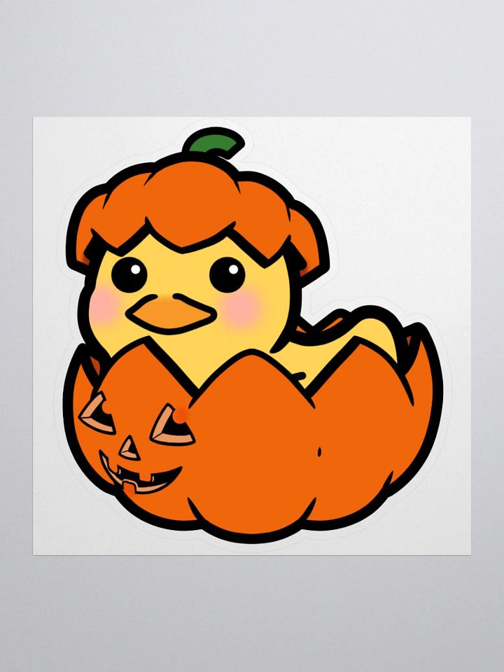 Duck-o'-lantern Sticker product image (1)