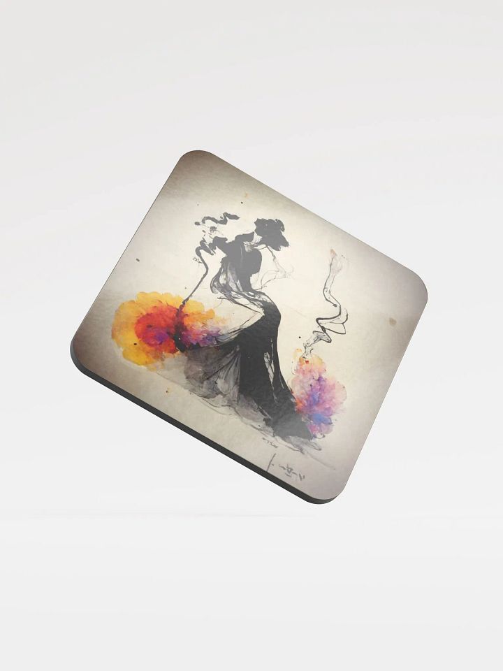 Smoke & Color Cork Coaster product image (1)