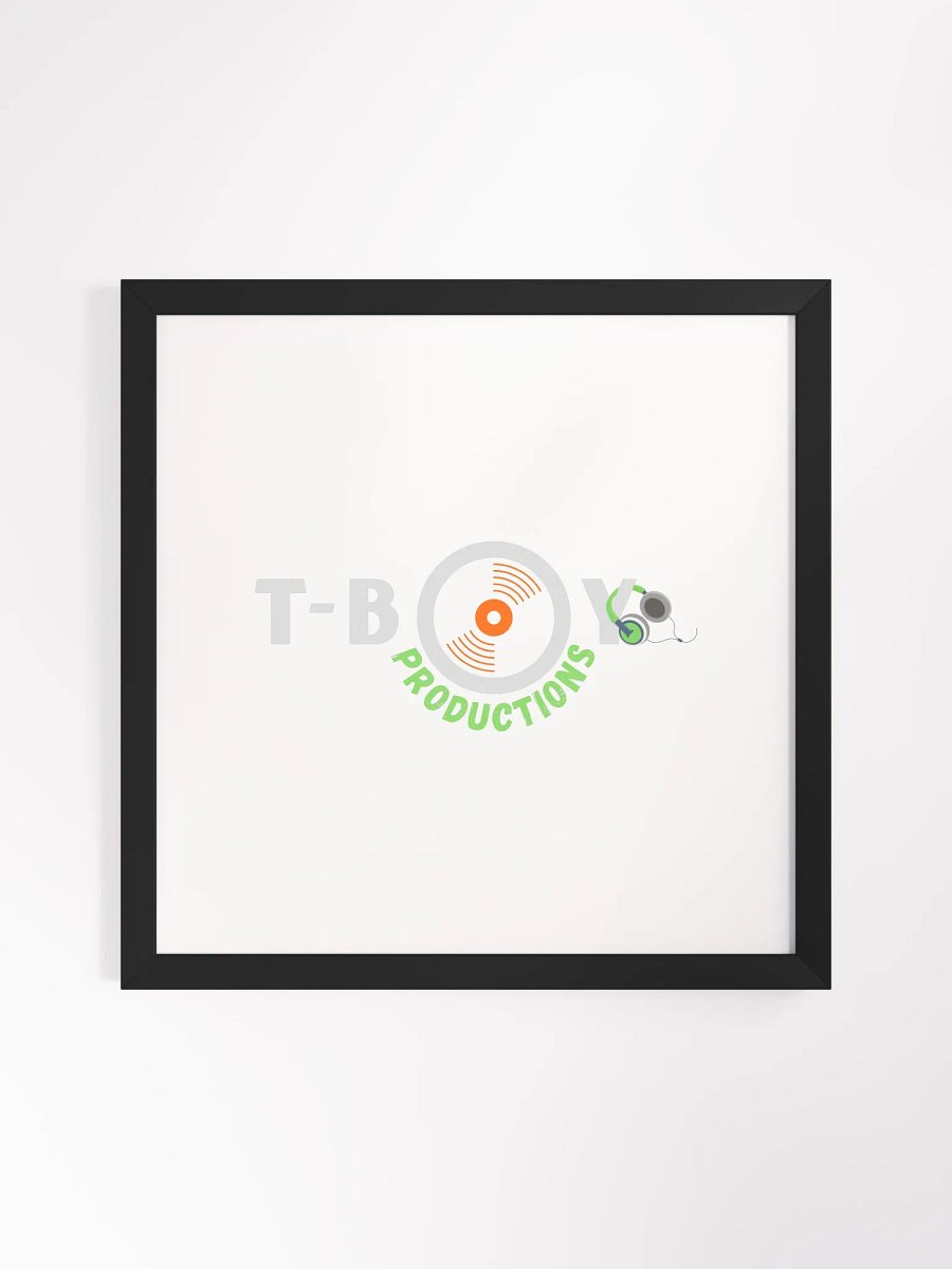 T-BoY Productions Logo Framed Poster product image (1)