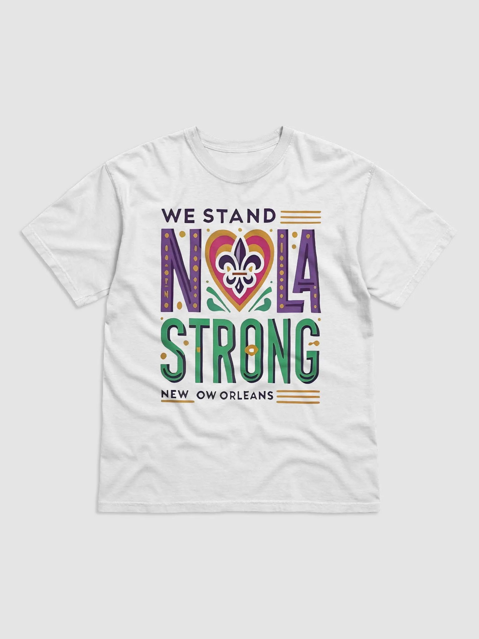We Stand Nola Strong New Orleans Shirt product image (2)