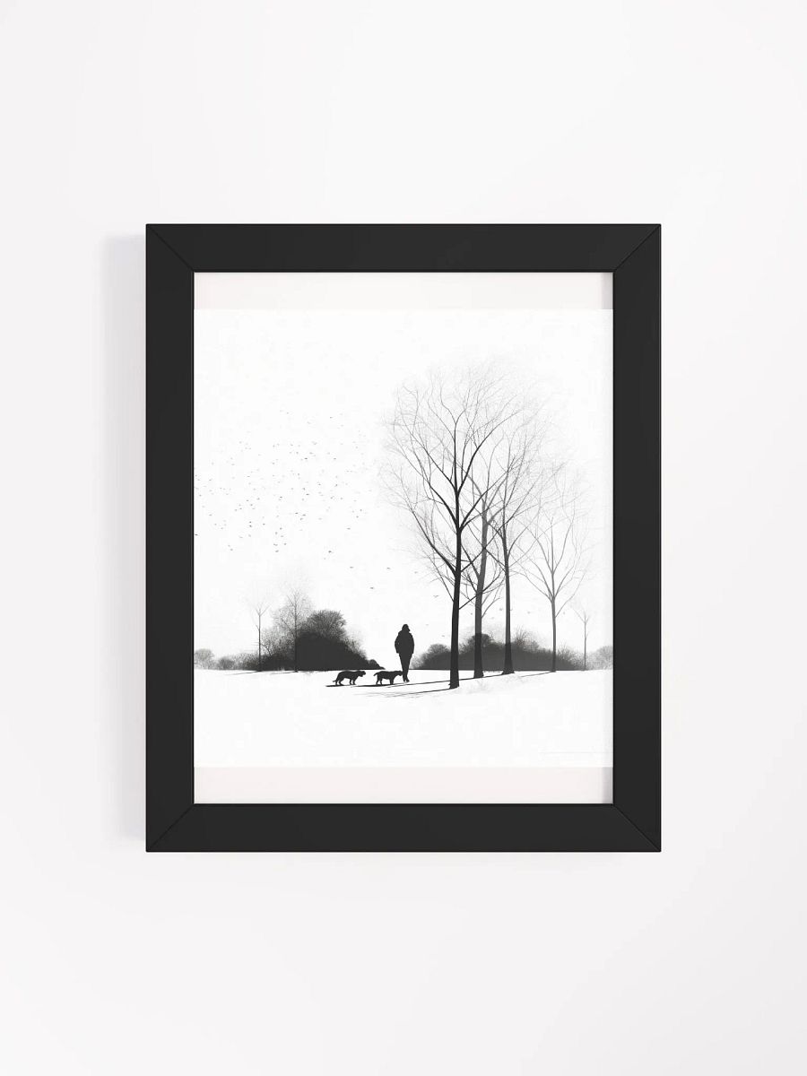 Minimalist Monochrome Wall Art - Walk in the Park 3 product image (27)