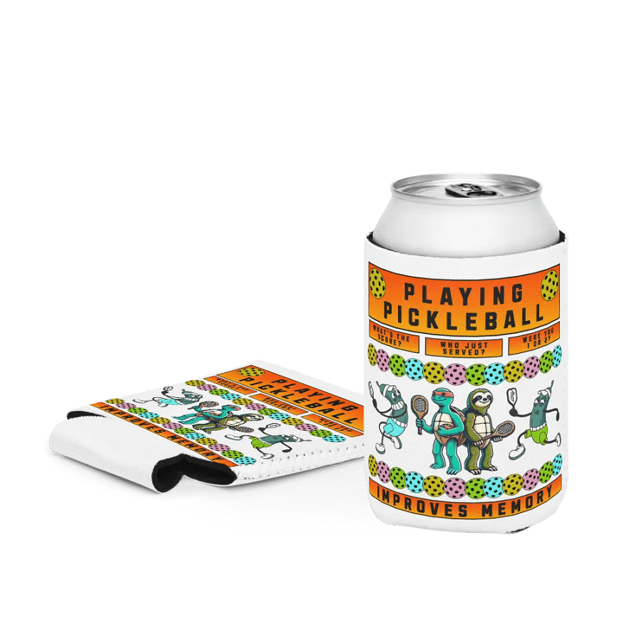 Playing Pickleball Improves Memory Can Cooler Set product image (4)