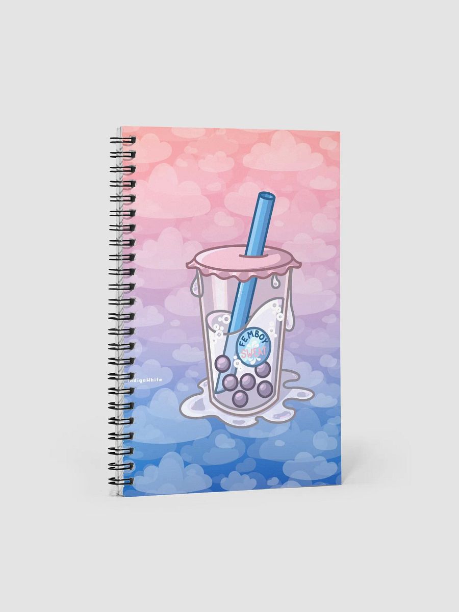Femboy Sweat Boba Notebook product image (1)