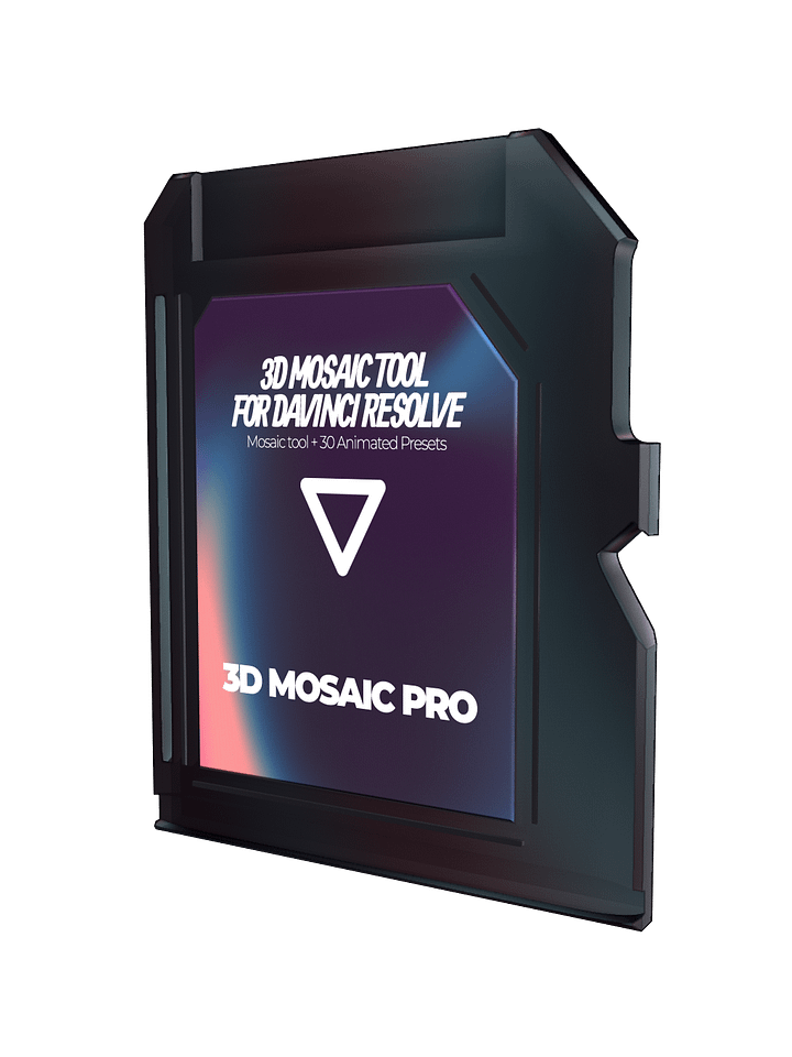3D Mosaic Pro For DaVinci Resolve product image (1)