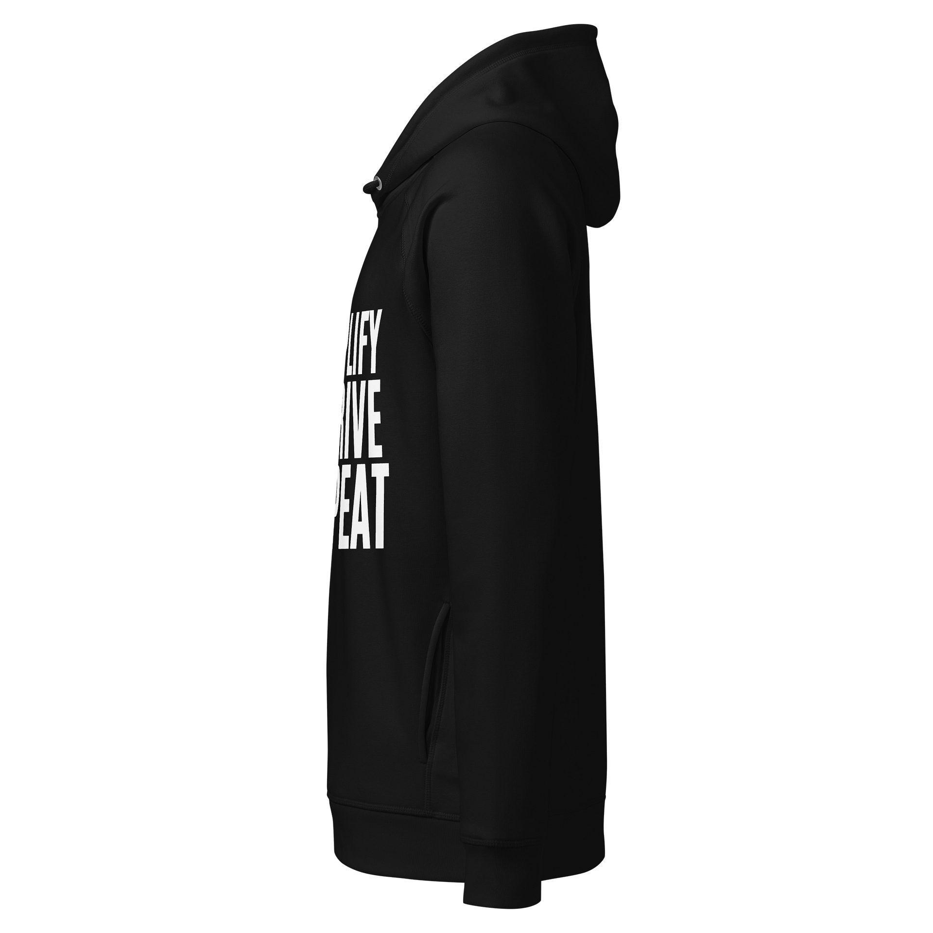 Simplify. Thrive. Repeat. Unisex Hoodie – Never Give Up Edition product image (4)